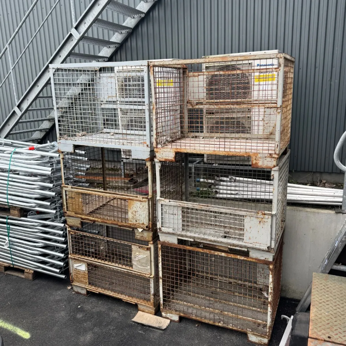Begagnad Materialbox Stål<MJ-Gerust Discount