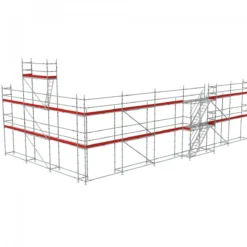 Byggställning modul stål 182m2<MJ-Gerust Outlet