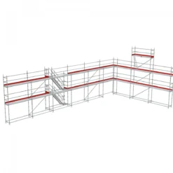 Byggställning modul stål 182m2<MJ-Gerust Outlet