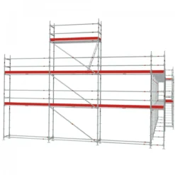 Byggställning modul stål 182m2<MJ-Gerust Outlet