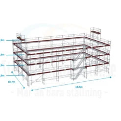 Byggställning RAM ALU 462m²<MJ-Gerust Hot