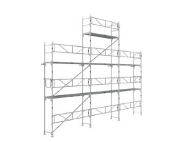 Byggställning RAM ALU 9x6 m med gaveltopp<MJ-Gerust Online