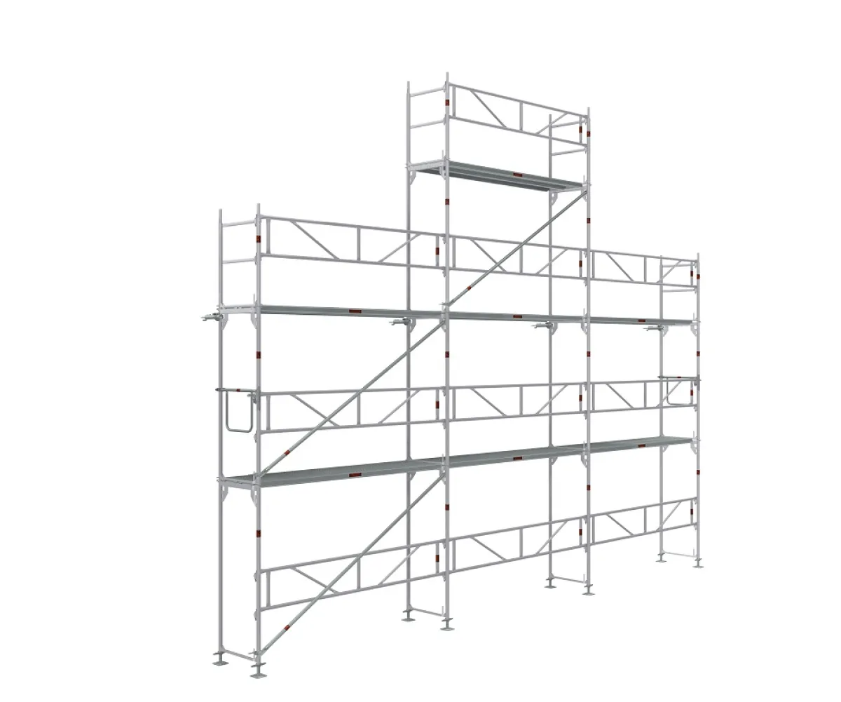 Byggställning RAM ALU 9x6 m med gaveltopp<MJ-Gerust Online
