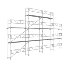Byggställning RAM ALU 12x6 m med gaveltopp<MJ-Gerust Hot