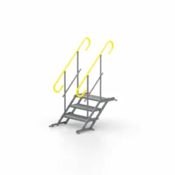Byggtrappa 100cm 3 steg komplett 2 räcken<TLC Online