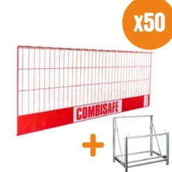 Räckesnät Stål 2,6m<COMBISAFE Discount