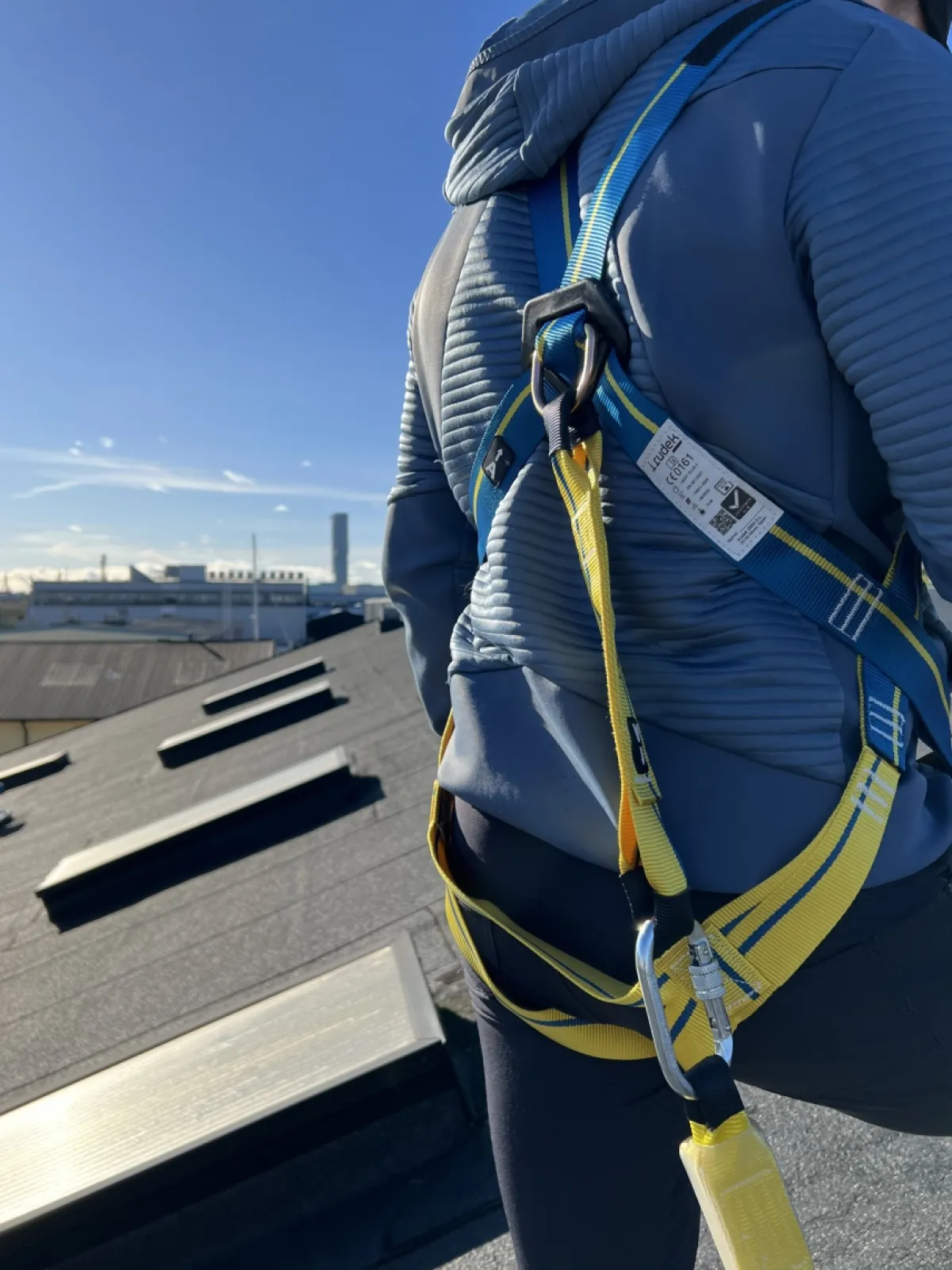 Fallskyddspaket med rep Basic<Irudek Hot