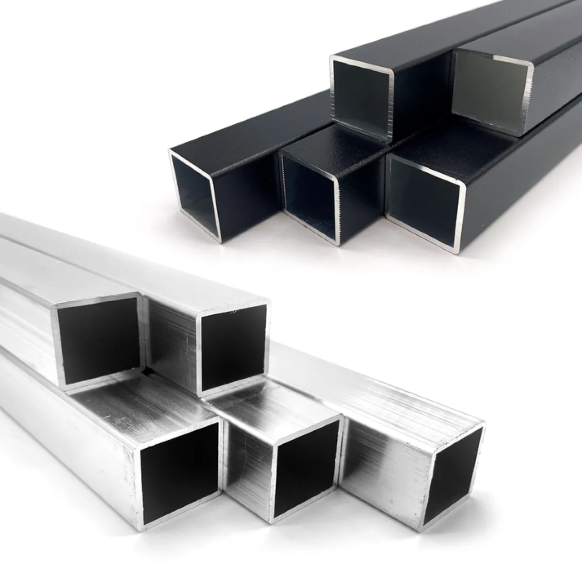 Fyrkantsrör Aluminium 40 x 40 mm<Lunado Best