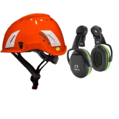 Hjälm + Hörselkåpa<Irudek Outlet