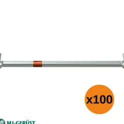 Horisontalstag modul stål 100-Pack<MJ-Gerust New