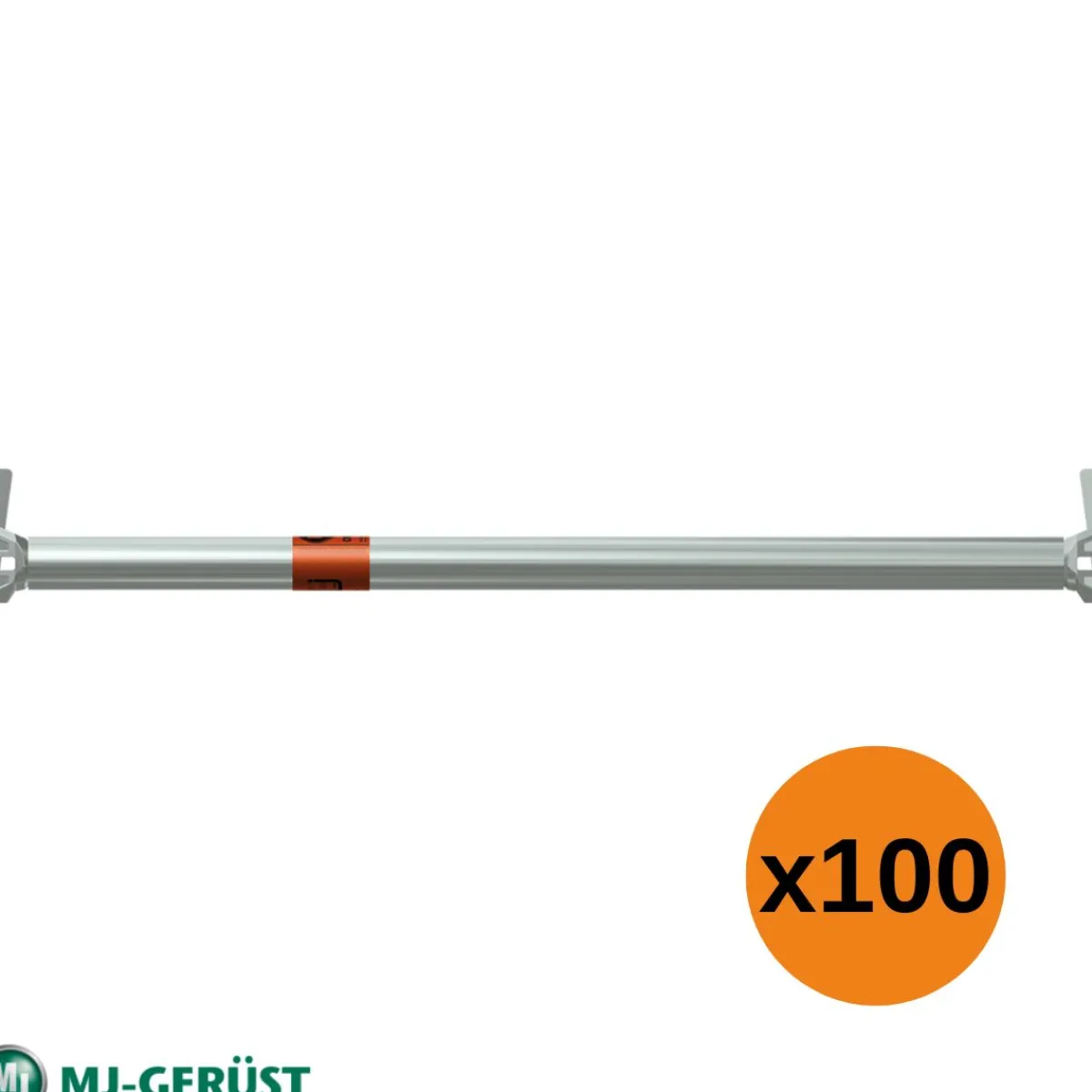 Horisontalstag modul stål 100-Pack<MJ-Gerust New
