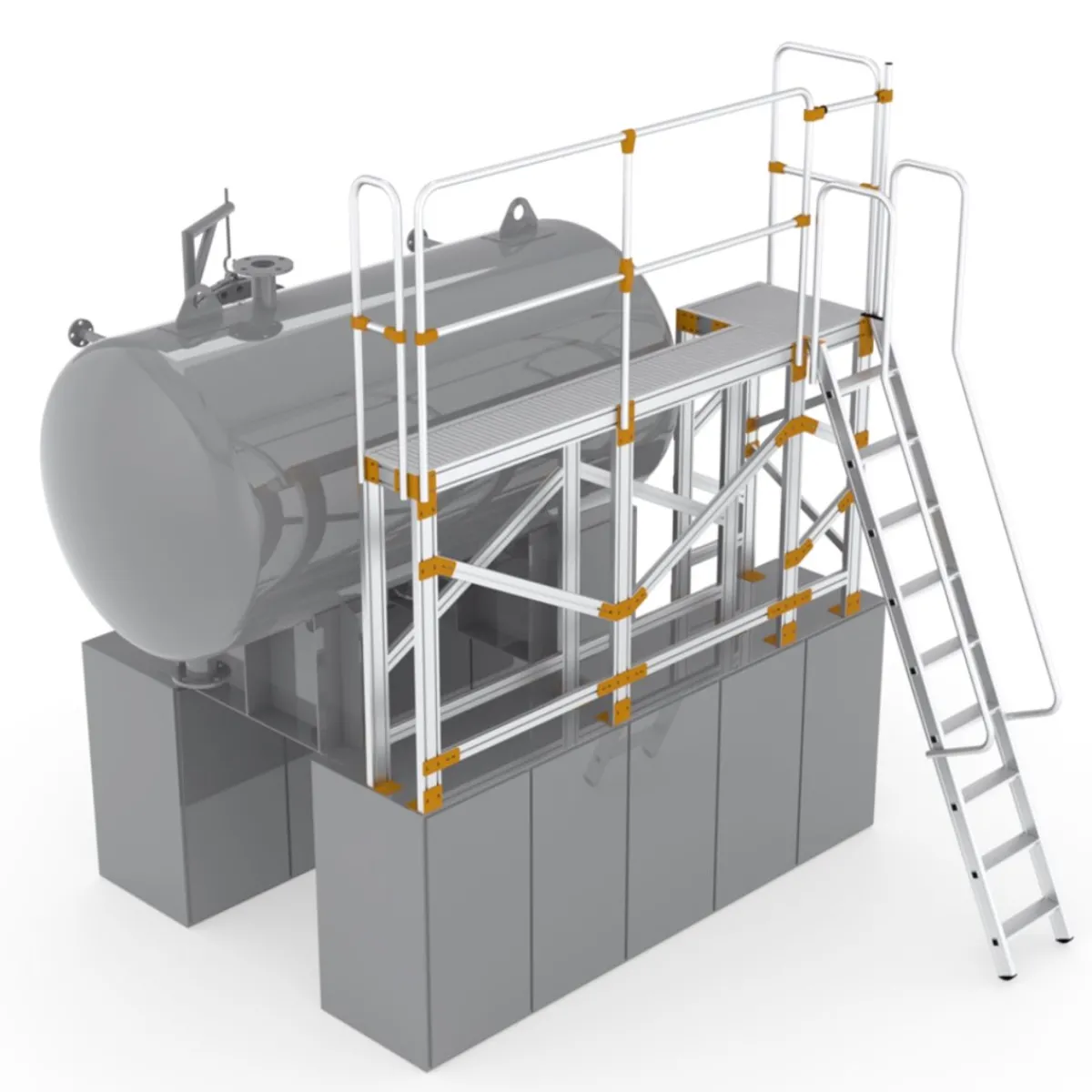Industriplattform för tank och silo<SP PRO Clearance