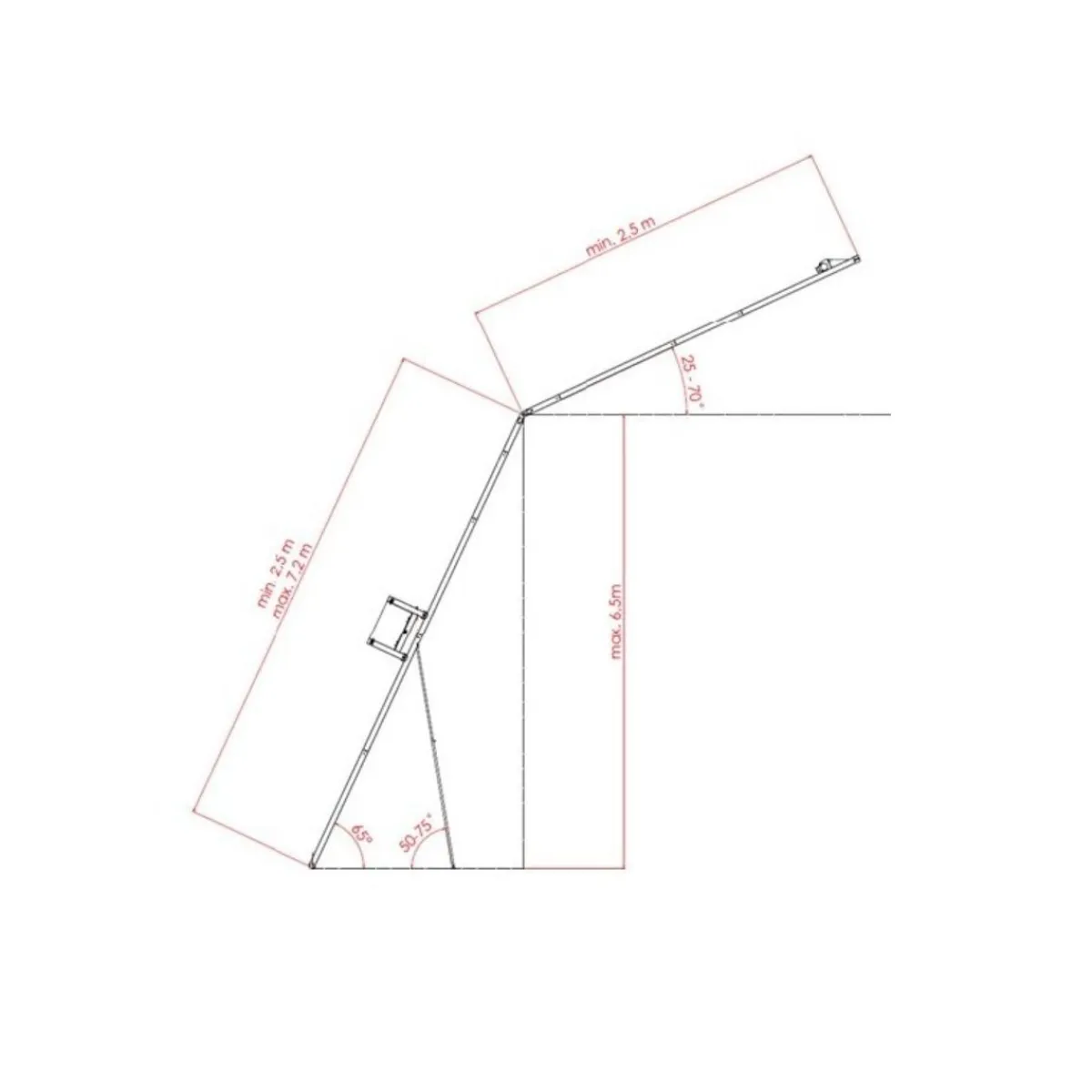 Materialhiss 125 kg ALU<SP PRO