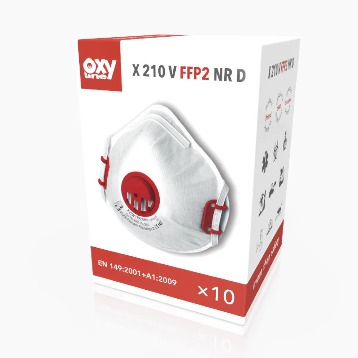 Munskydd FFP2 R D<OXYLINE Online