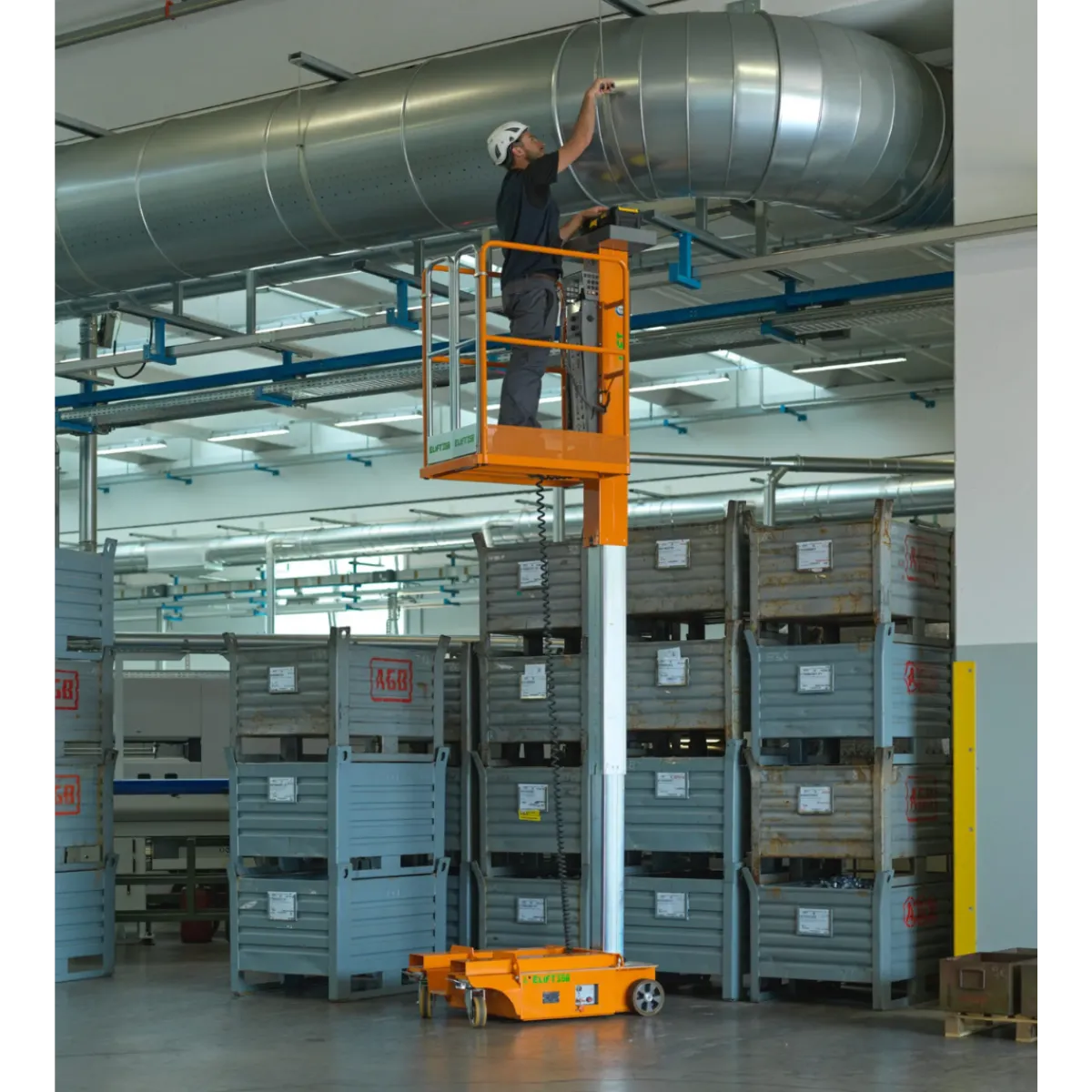 Pelarlift 4,95m Hel Elektrisk<AXOLIFT New