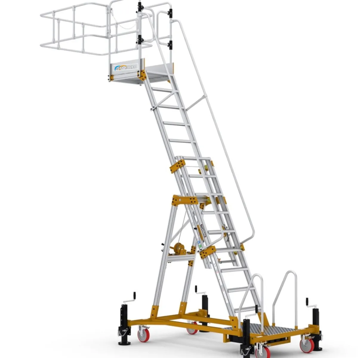 Plattformstrappa Justerbar 3,05-4,05m<SP PRO