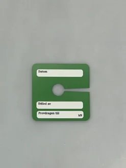 Provdragningsskylt<Stallningsprodukter New