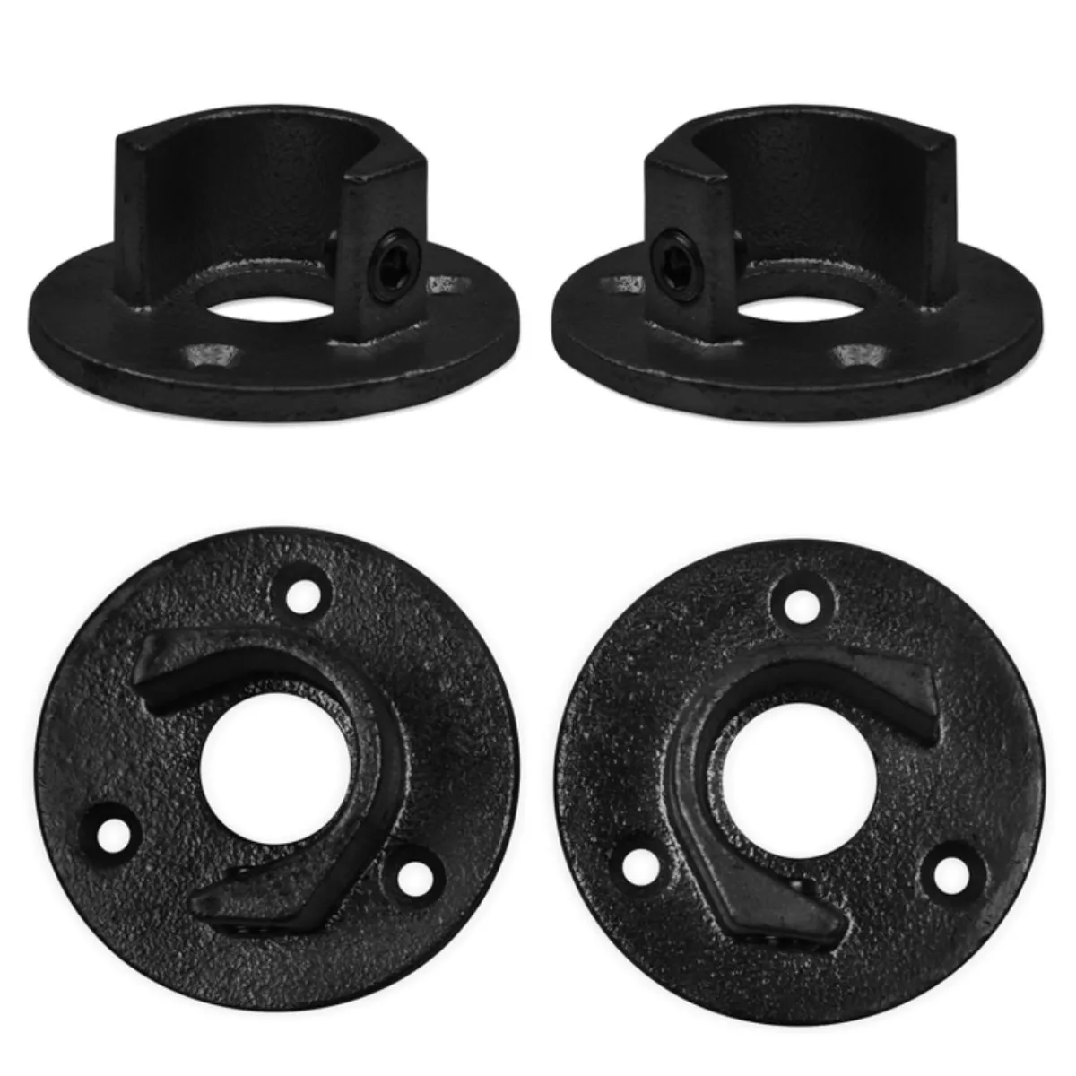 Rörkoppling väggfäste 2-pack<LUNADO New