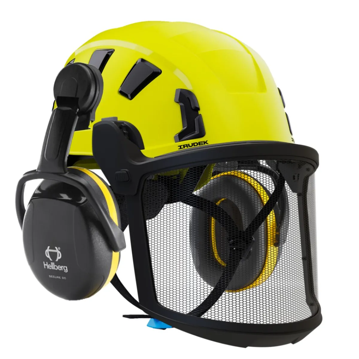 Skogshjälmset Oreka II Grön Hi-Viz<Irudek Clearance
