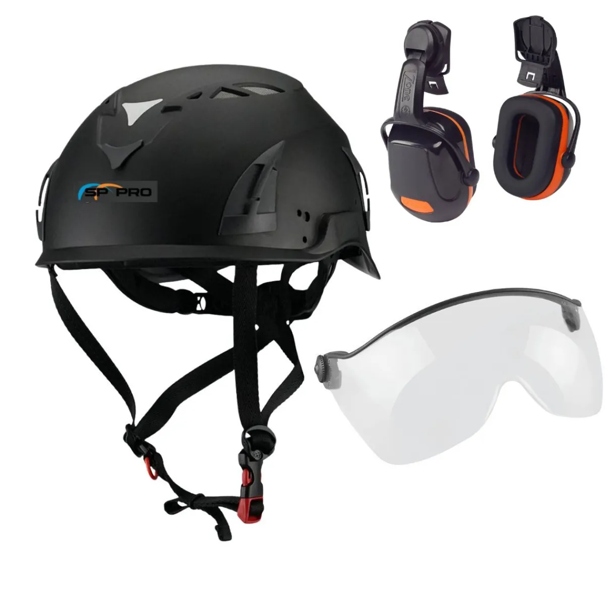 Skyddshjälm Svart EASY<HOATER New