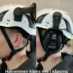 Skyddshjälm Varselgrön EASY inkl. visir<HOATER Online