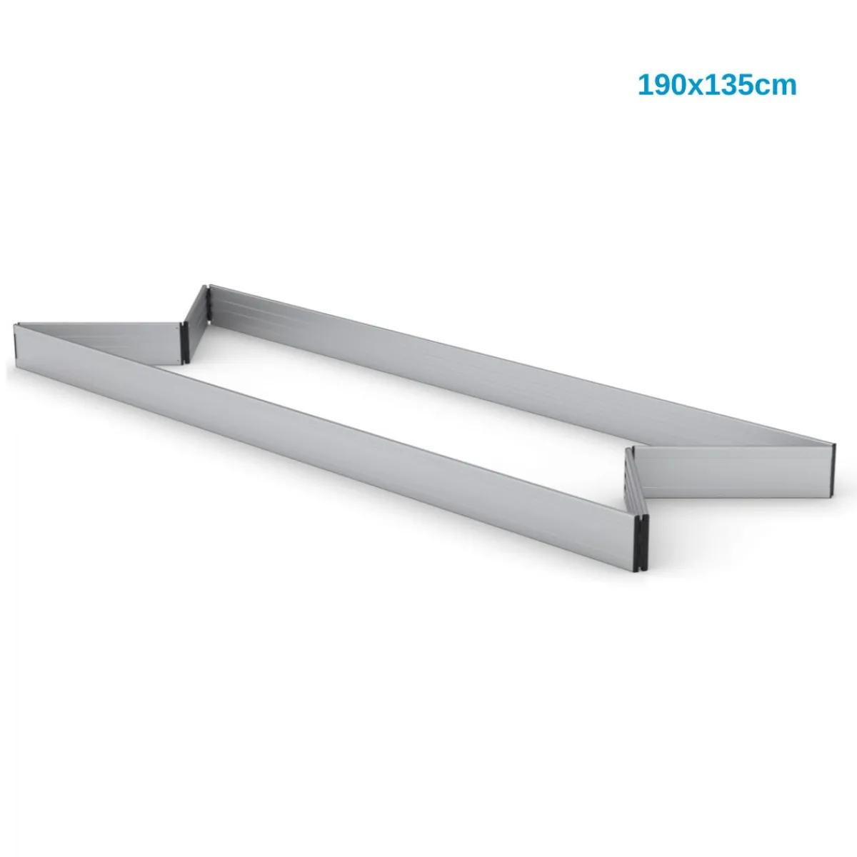 Sparklist Aluminium 190x135 ProTube<Stallningsprodukter Outlet
