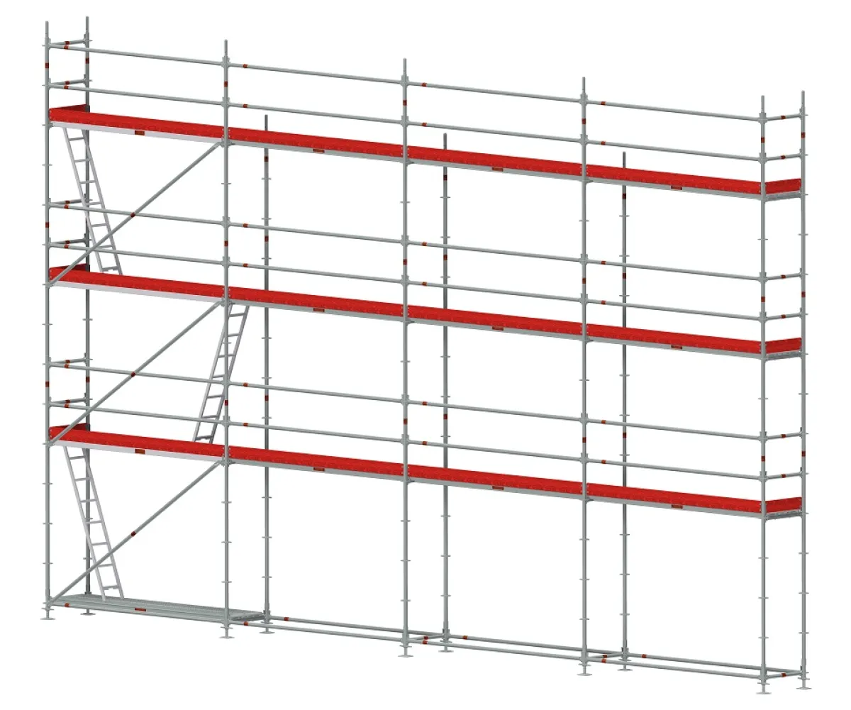 Ställningspaket modul stål 12x8 m<MJ-Gerust Best
