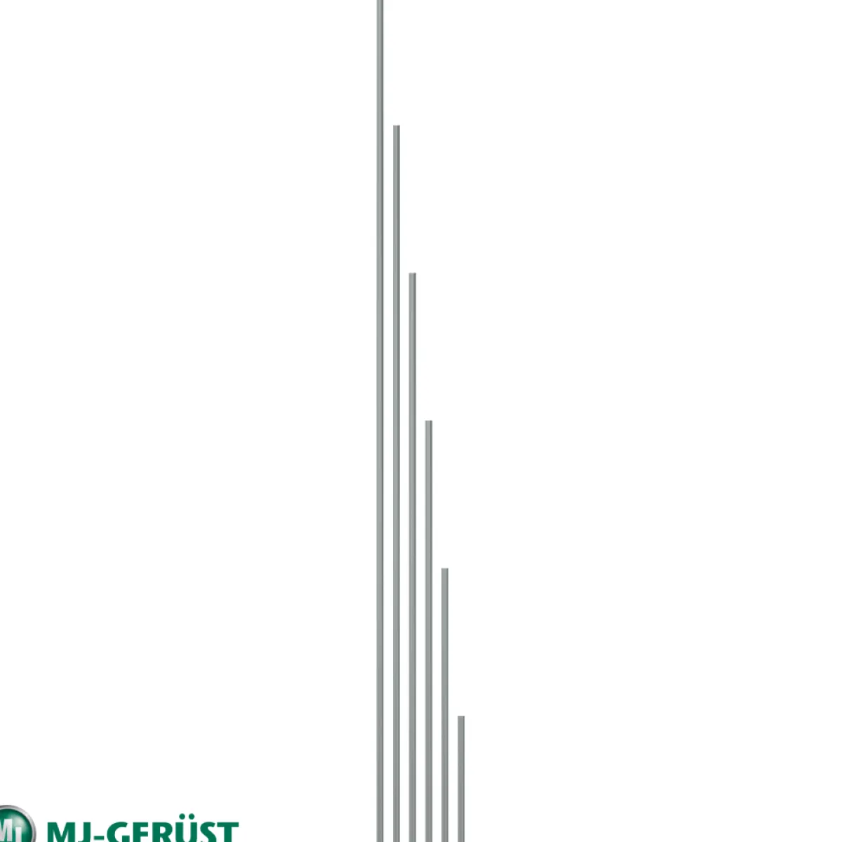 Ställningsrör Stål 48,3 x 3,2 mm<MJ-Gerust Sale