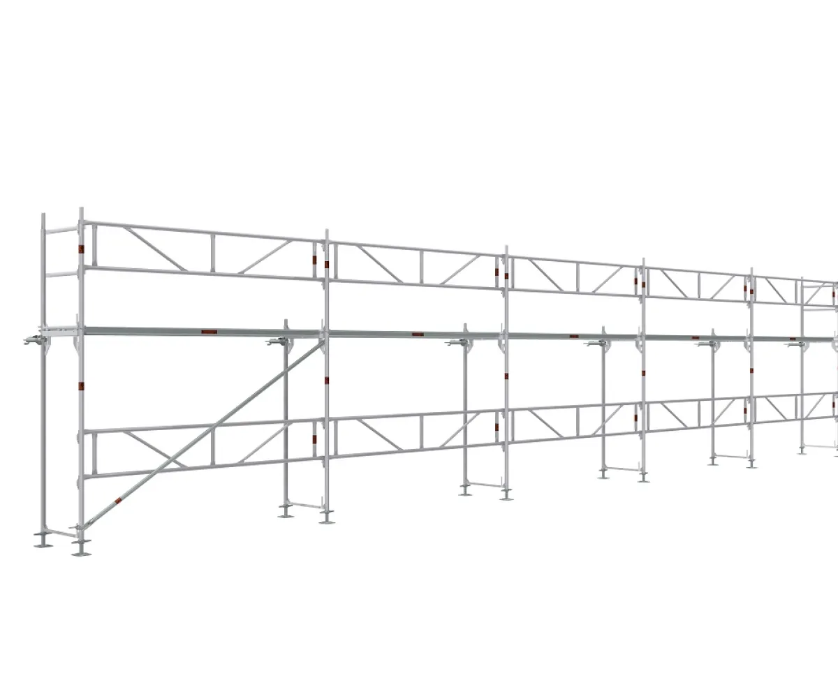 Ställningstrailer med 96m² Villapaket Ram ALU<MJ-Gerust
