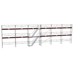Ställningstrailer med 120m² Villapaket Ram Alu<MJ-Gerust Online