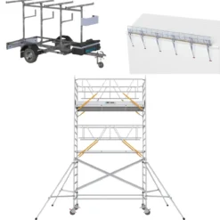 Ställningstrailer med SGS + Rullställning<ASC Clearance