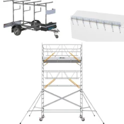 Ställningstrailer med SGS + Rullställning<ASC Clearance