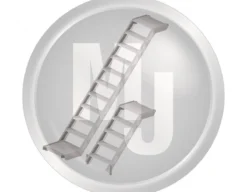 Ställningstrappa Aluminium 3.07 x 2.00 m<MJ-Gerust Clearance
