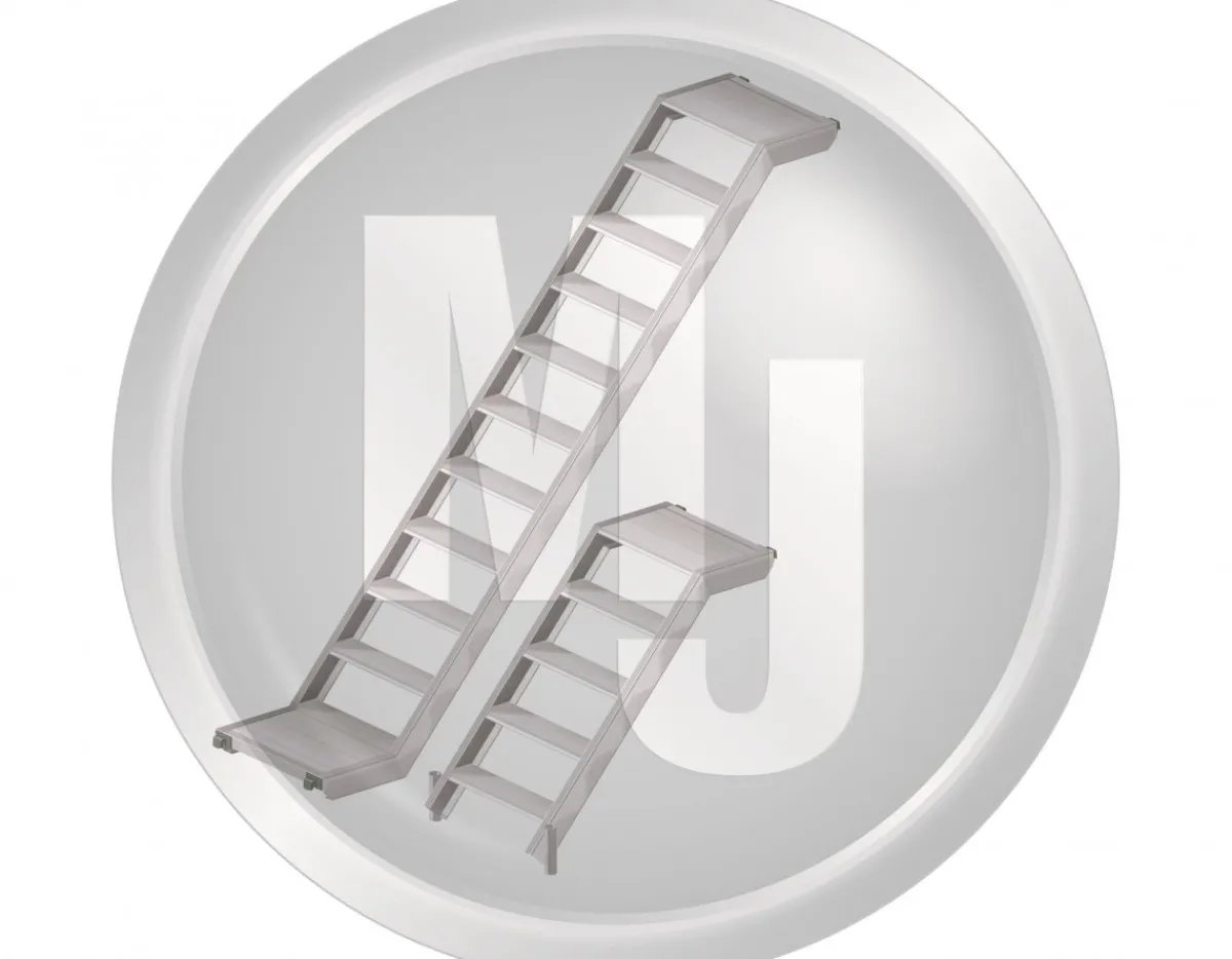 Ställningstrappa Aluminium 2.57 x 2.00 m<MJ-Gerust Sale