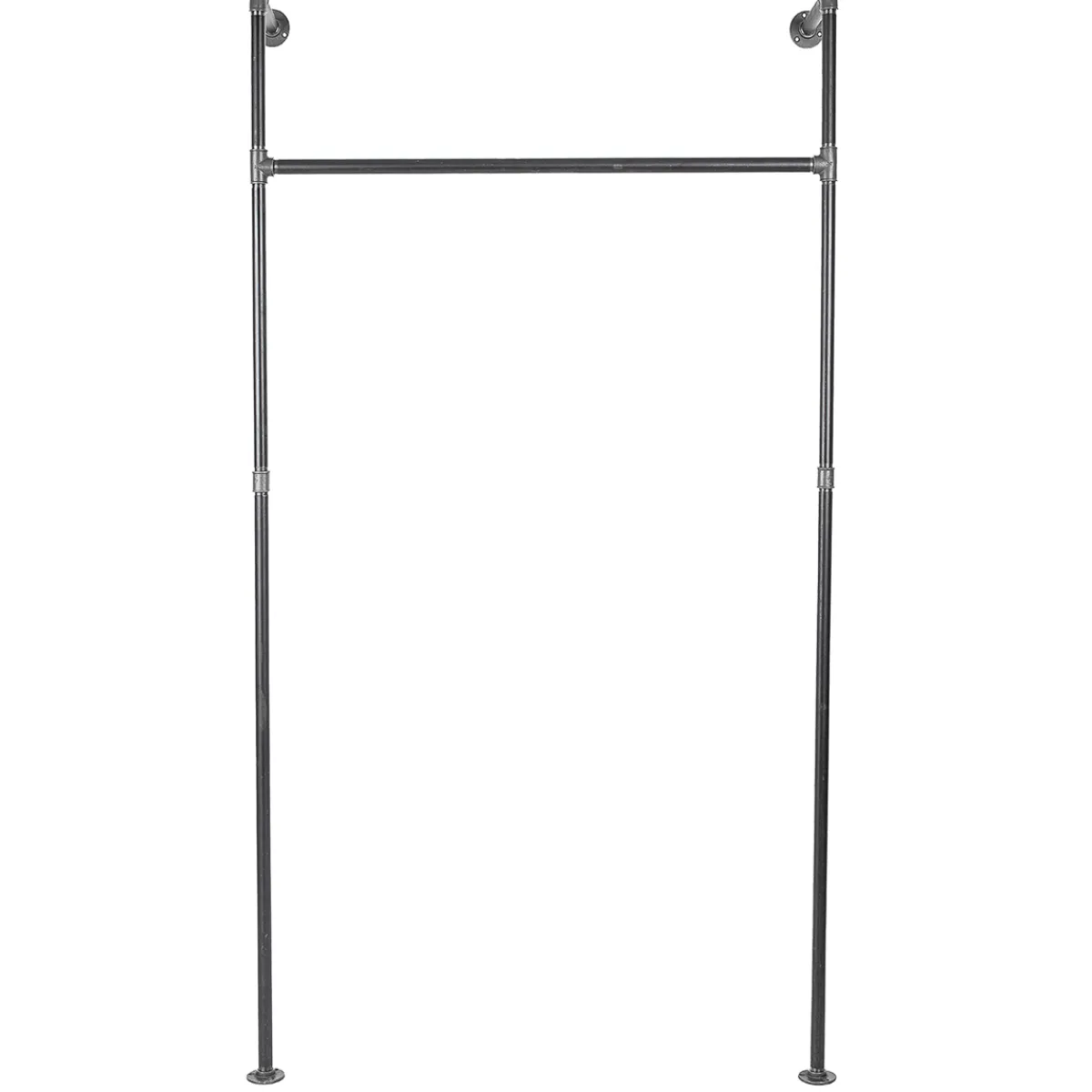 Väggmonterad klädställning stålgrå 105x150<SP PRO Hot