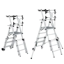 Vikbar teleskopisk arbetsplattform 1,05-1,3m<SP PRO Clearance