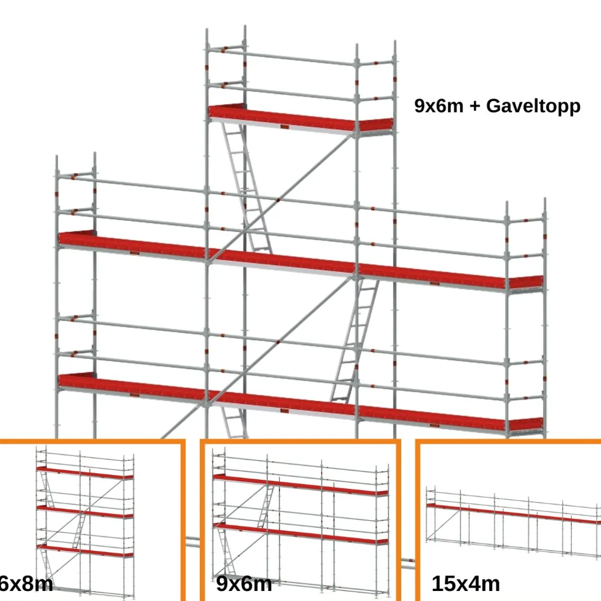Villapaket modul stål 60m²<MJ-Gerust New