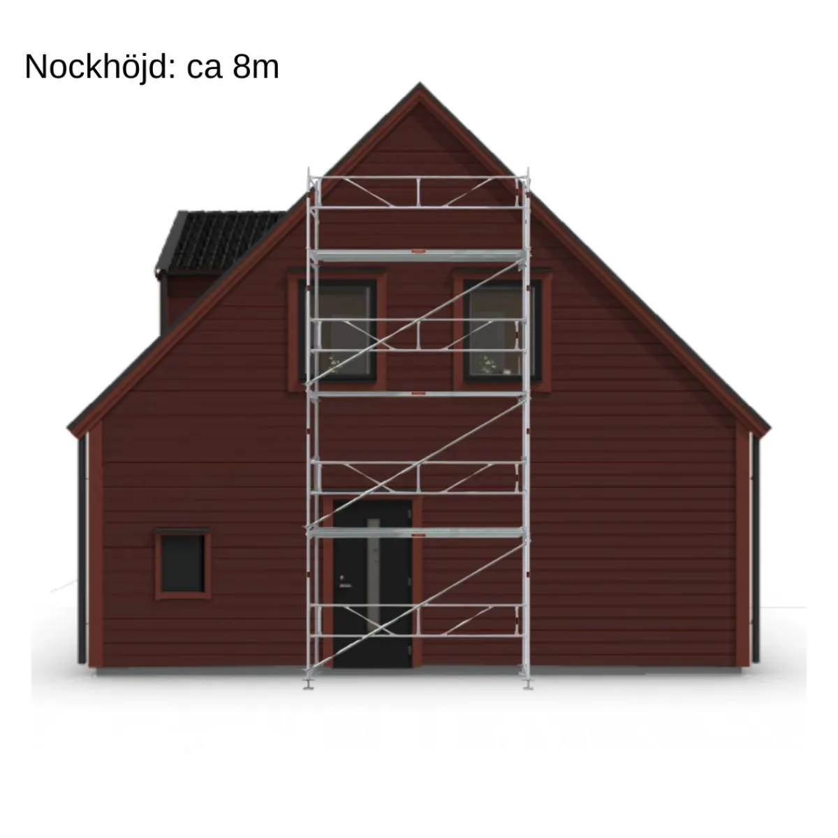 Villapaket ramställning STÅL 40m²<MJ-Gerust Clearance